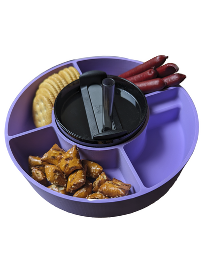 40oz Tumbler Cup Snack Tray